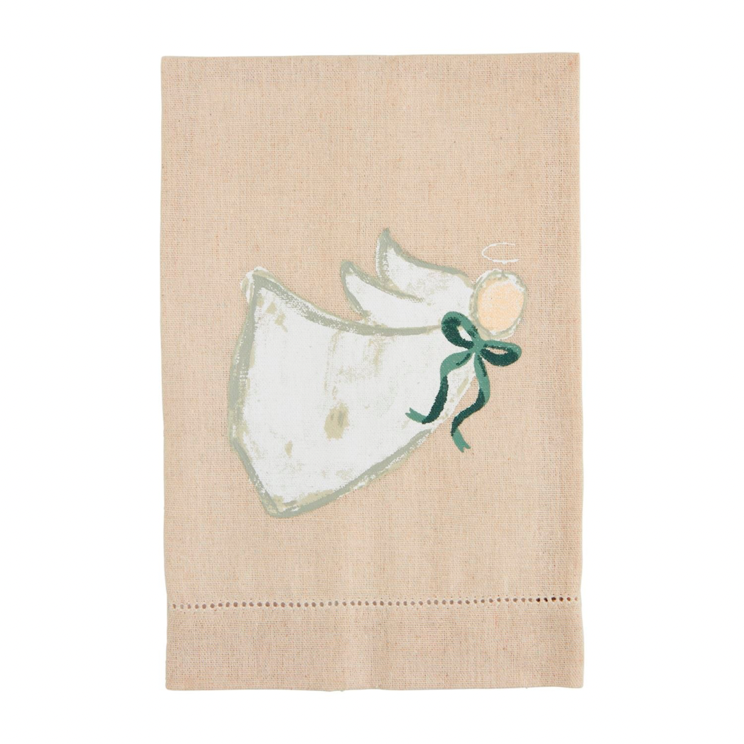 Linen Painted Hand Towel