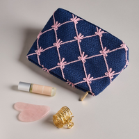 Tinsel Bow Zip Pouch