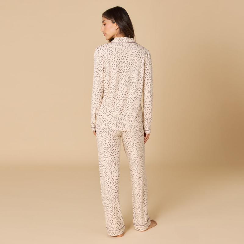 Aria Slim Notch PJ Set - Wild Almond