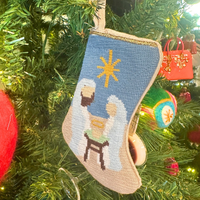 Mini Needlepoint Stocking