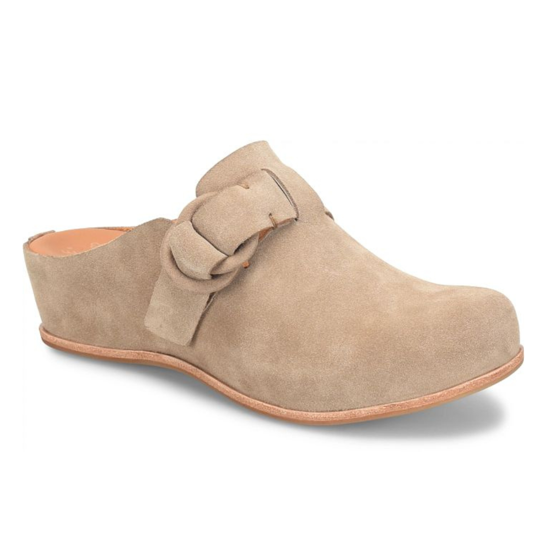 Kori Slip-On Clog - Taupe Suede