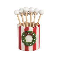 Scallop Xmas Toothpick Holder