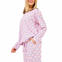 Annie Xmas Pajama Set - Santa Baby Bows