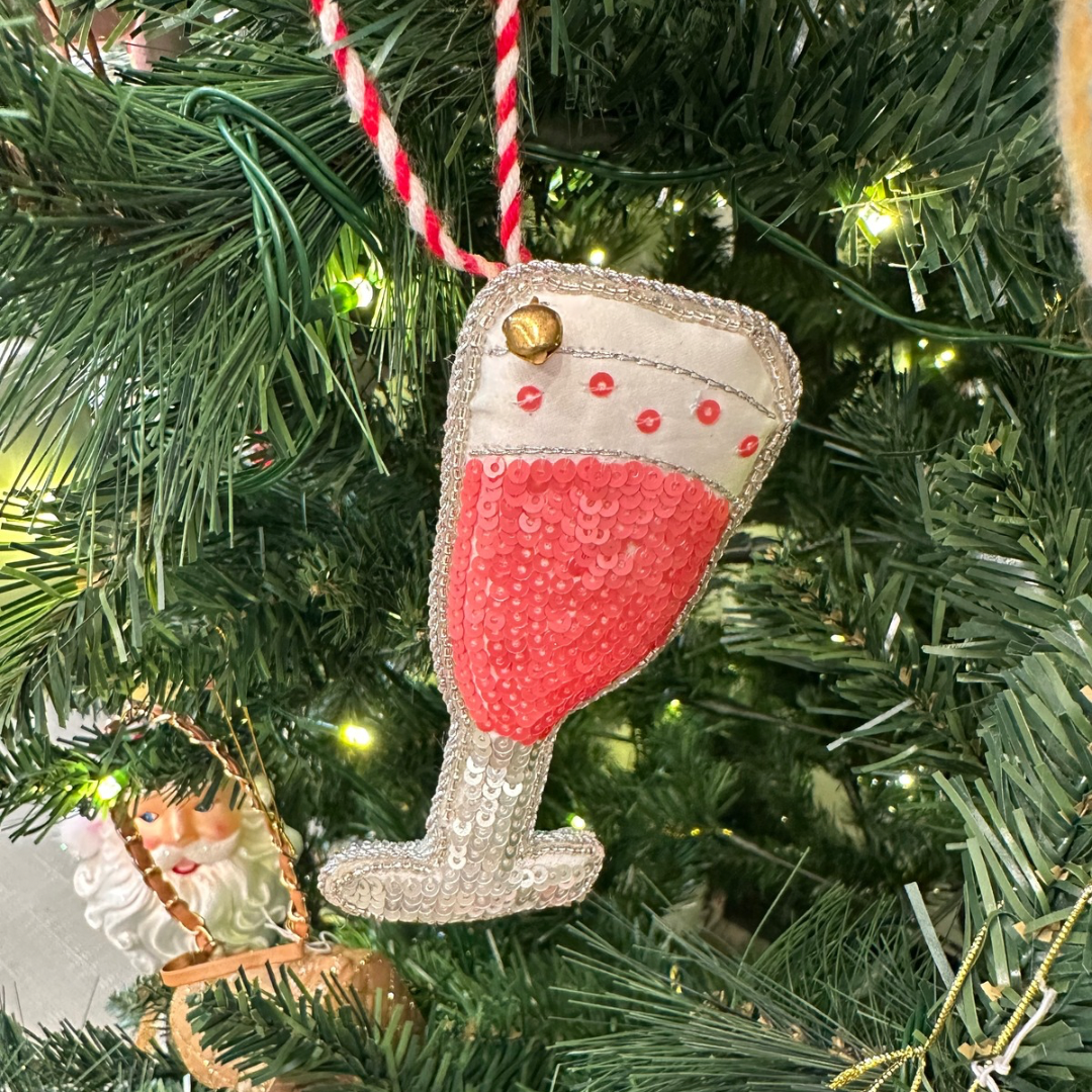 Beaded Cocktail Ornaments