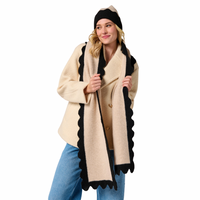 Melody Scallop Knit Scarf