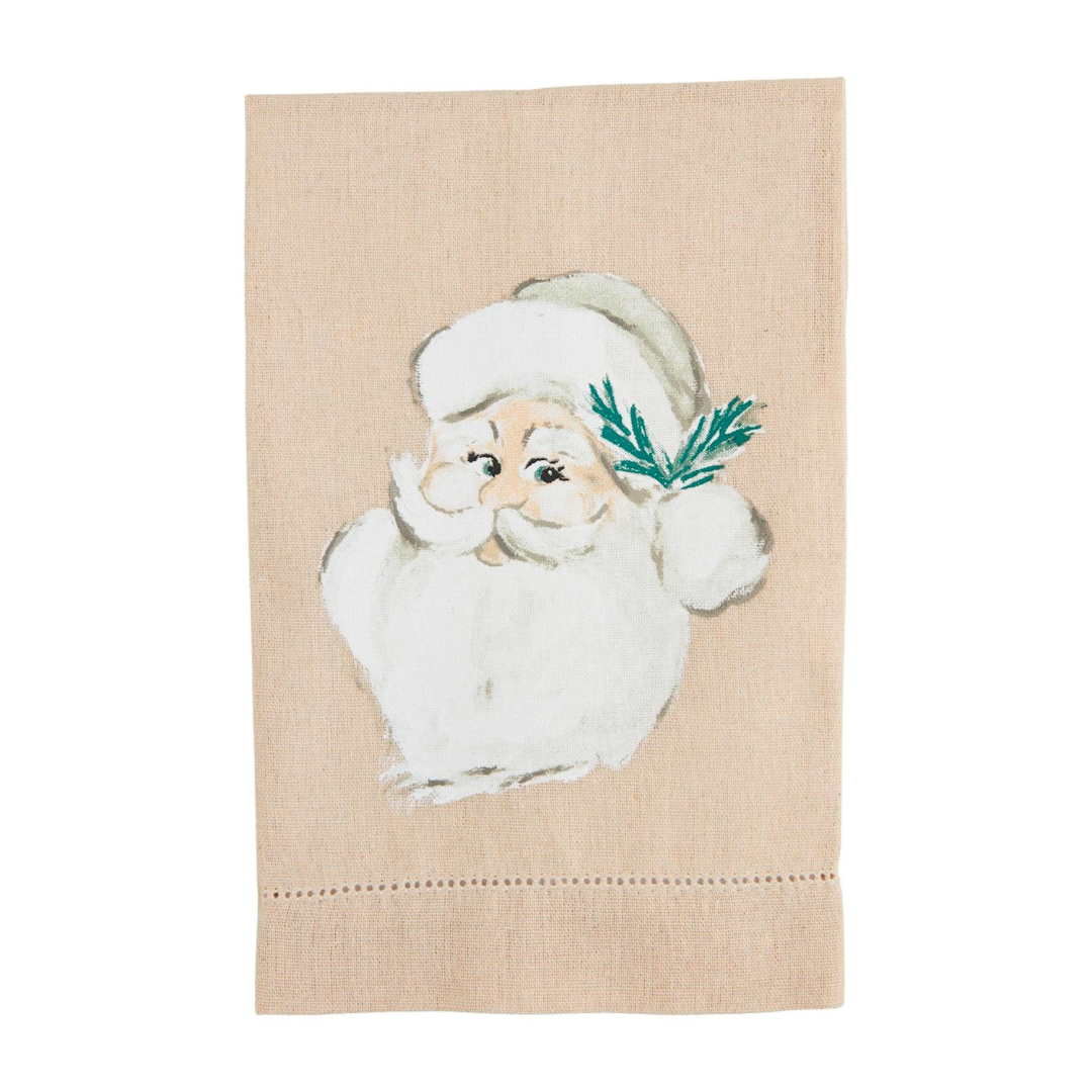 Linen Painted Hand Towel