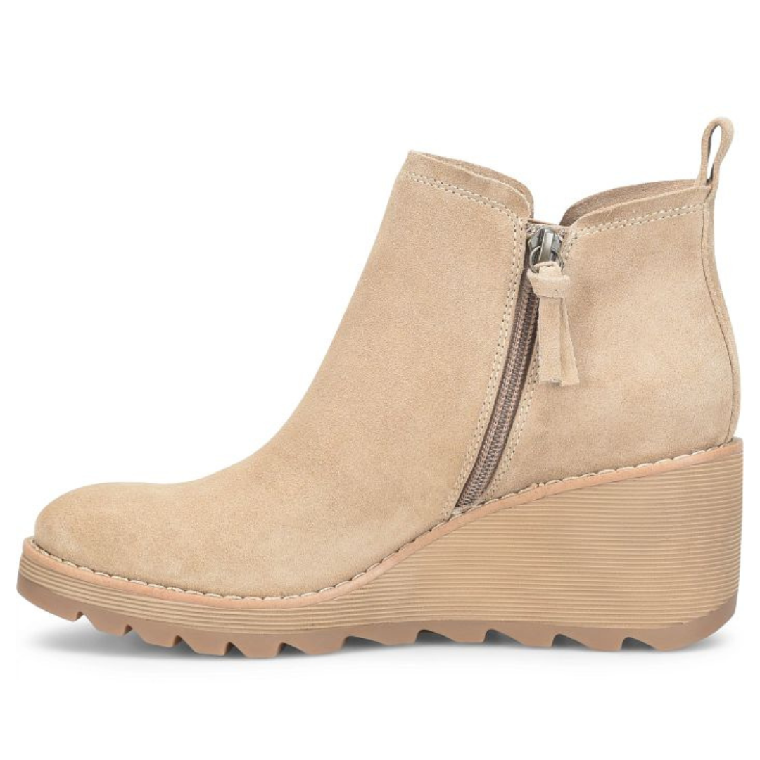 Emma Wedge Booties - Barley