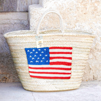 Handmade Moroccan Straw Tote Bag