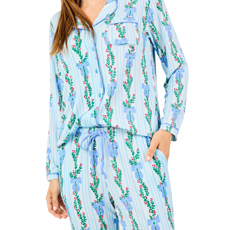 Charlotte Xmas Long Pajama Set - Hello Garland