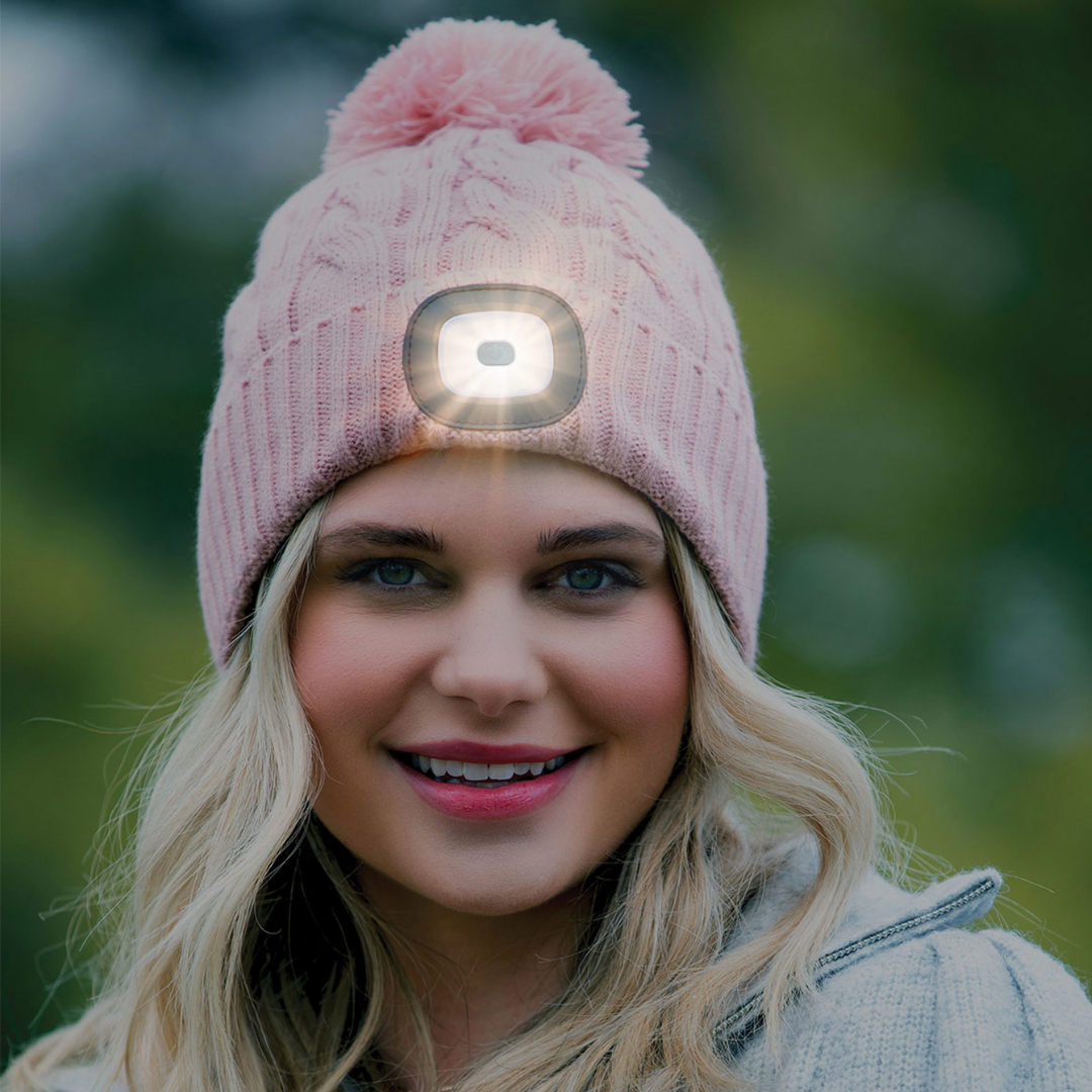 Night Scope Pom Pom Hat