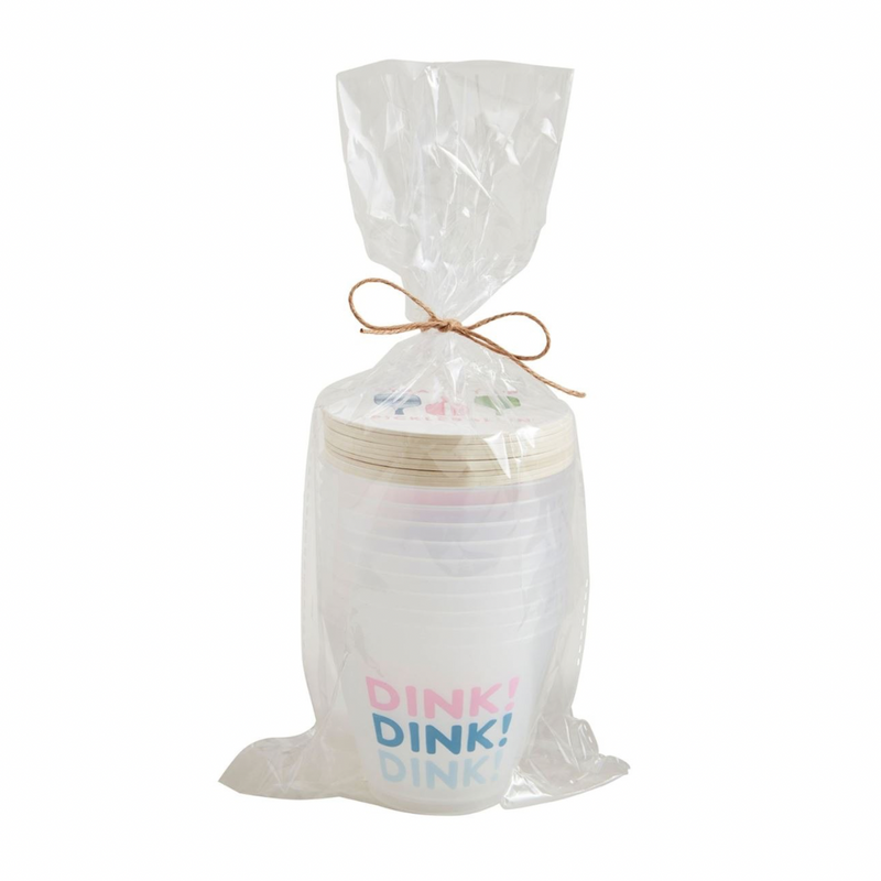 Pickleball Cup Coaster Set