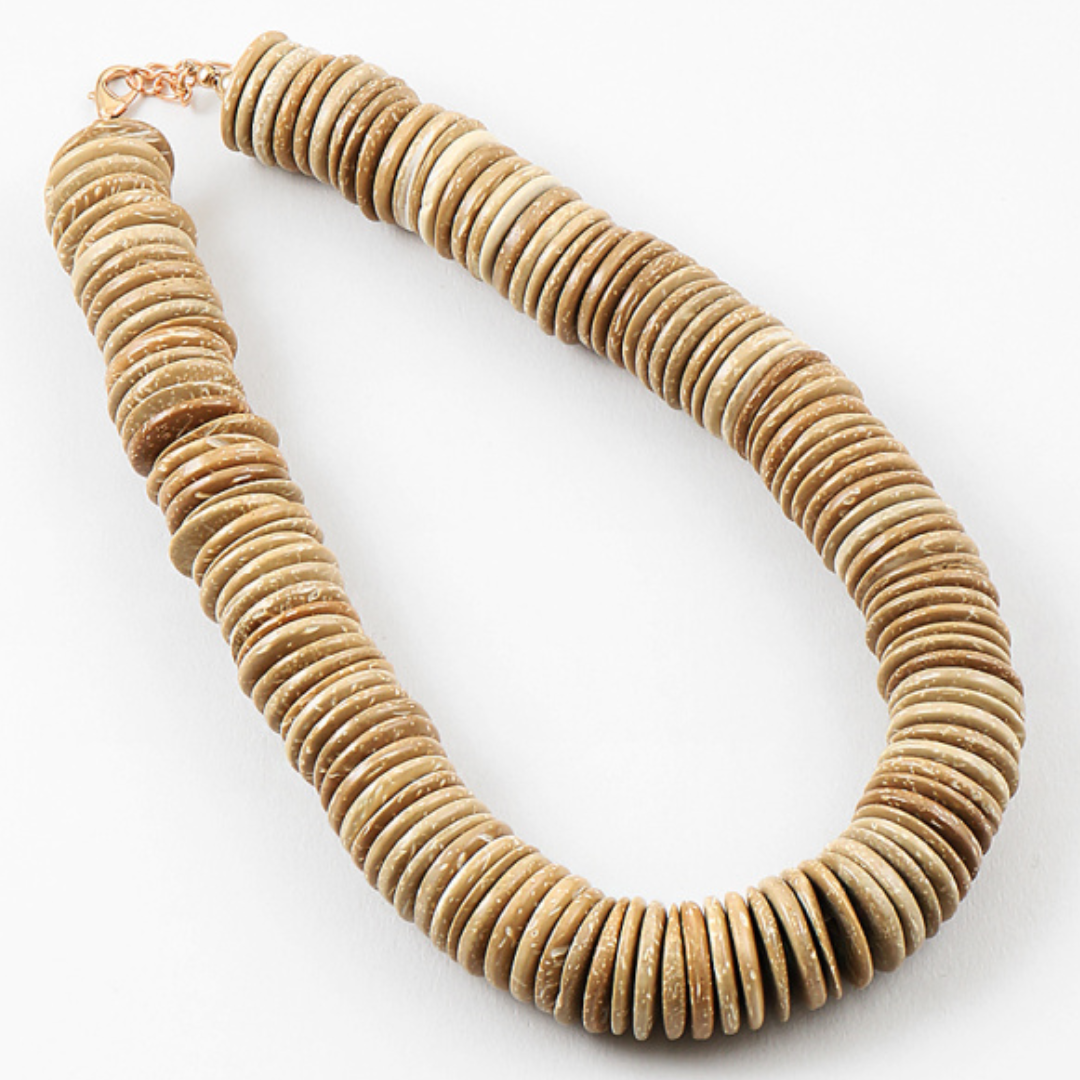 Golden Hour Chunky Disc Necklace