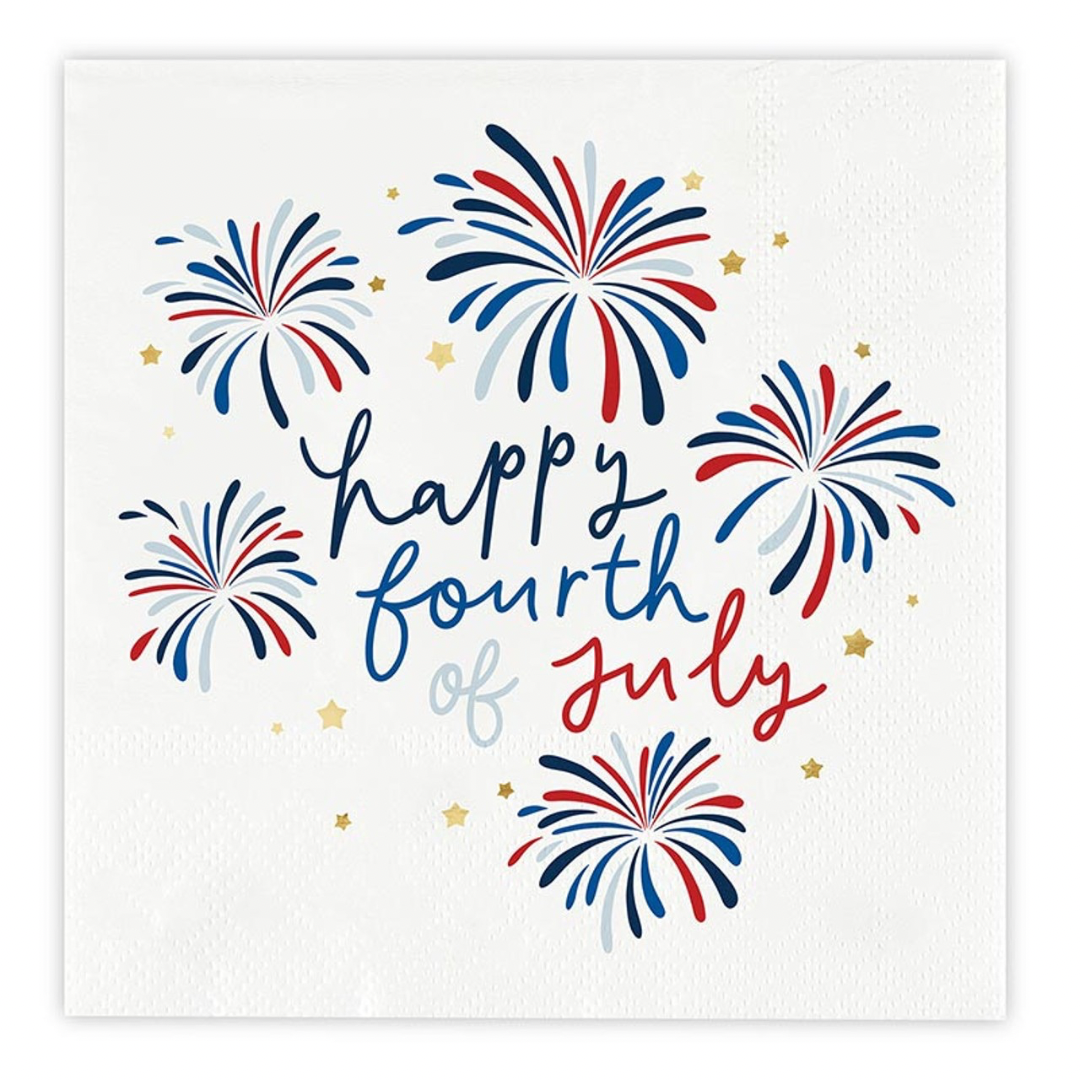 4th of July Cocktail Napkins