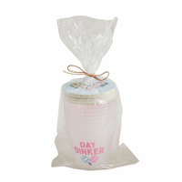 Pickleball Cup Coaster Set