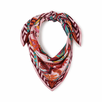 Magic India Rose Square Scarf