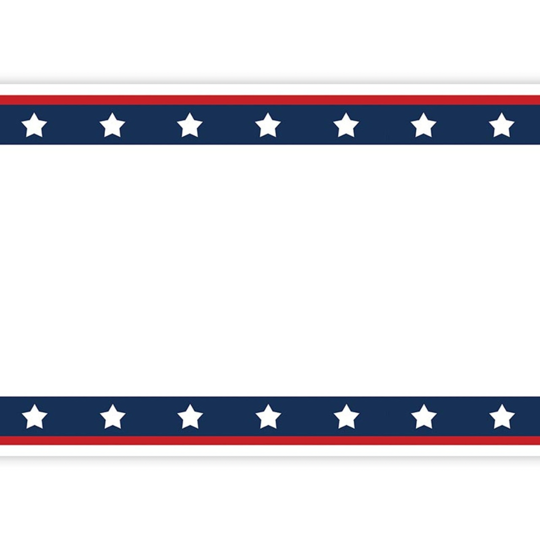Patriotic Paper Table Runner