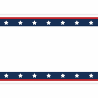 Patriotic Paper Table Runner