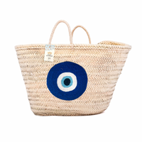 Handmade Moroccan Straw Tote Bag
