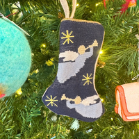 Mini Needlepoint Stocking