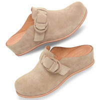 Kori Slip-On Clog - Taupe Suede