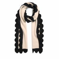 Melody Scallop Knit Scarf