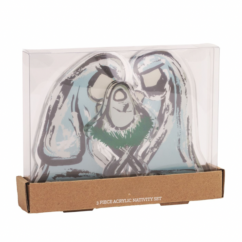 3 Piece Acrylic Nativity Set
