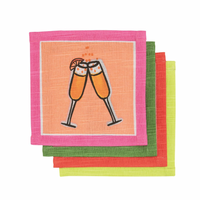 Mimosa Bar Cotton Cocktail Napkins