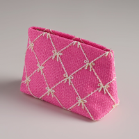 Tinsel Bow Zip Pouch