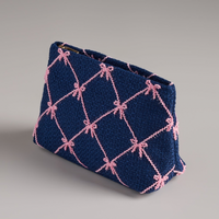 Tinsel Bow Zip Pouch