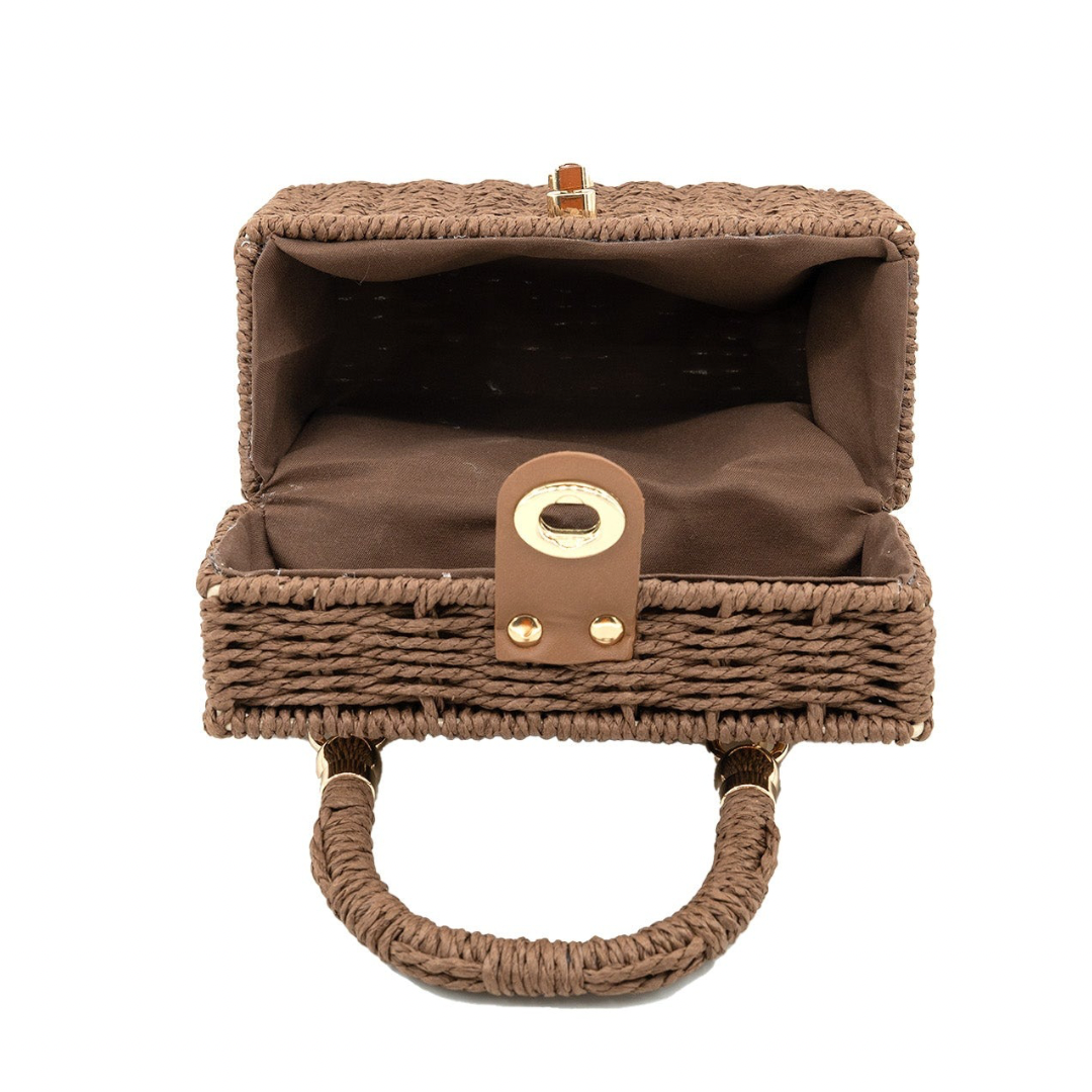 Lagos Wicker Handbag