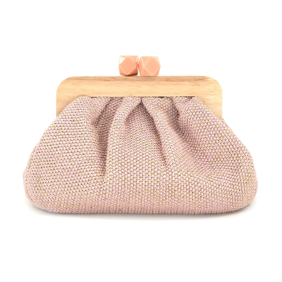 Lia Woven Clutch