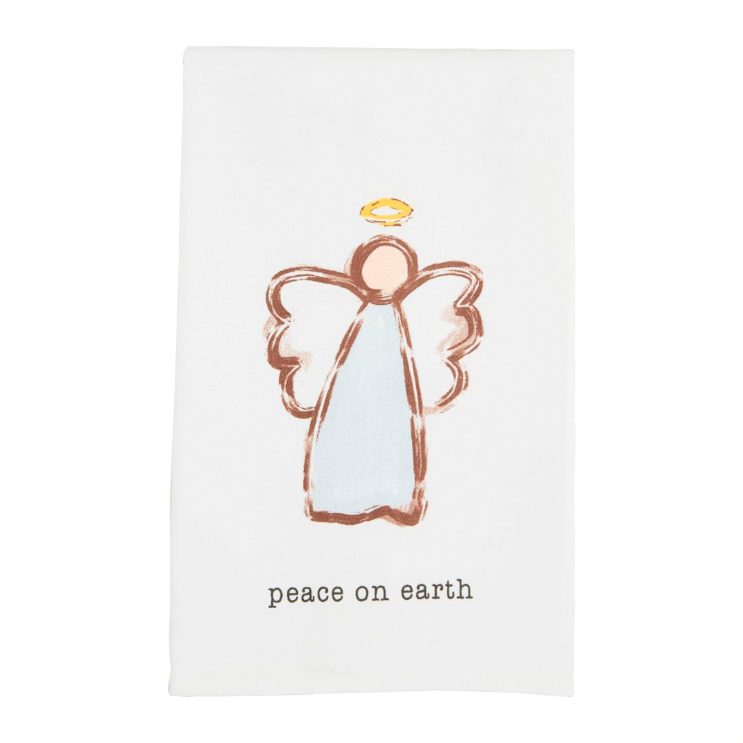 Peace on Earth Cotton Dish Towel