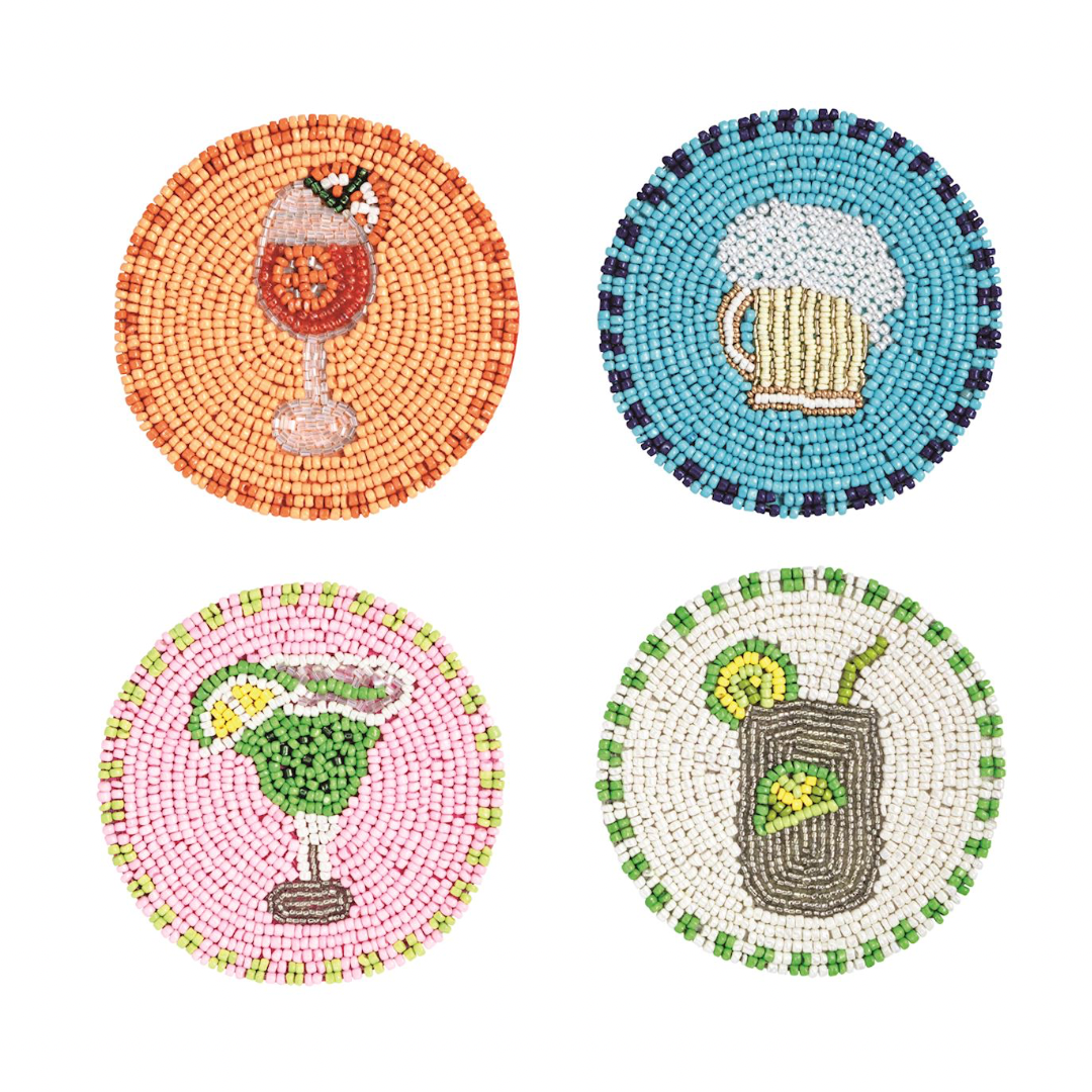 Colorful Bar Coaster Set