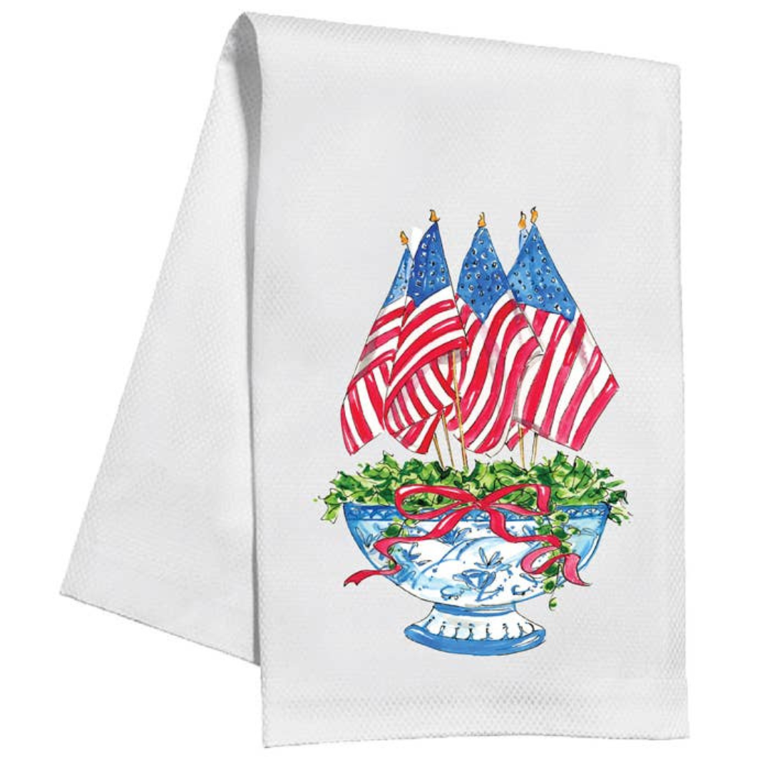 Bundle of Flags and Planter Kitchen Towel