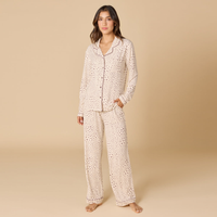 Aria Slim Notch PJ Set - Wild Almond