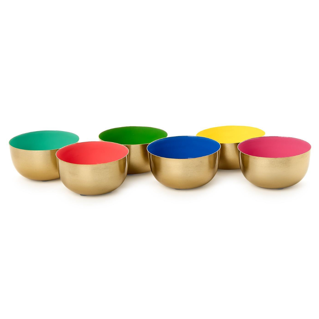 Small Colorful Enamel Bowls
