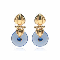 Annie Gold Drop Earrings