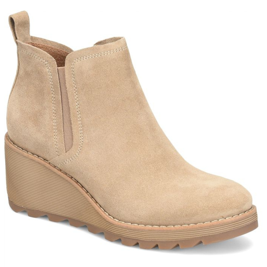 Emma Wedge Booties - Barley