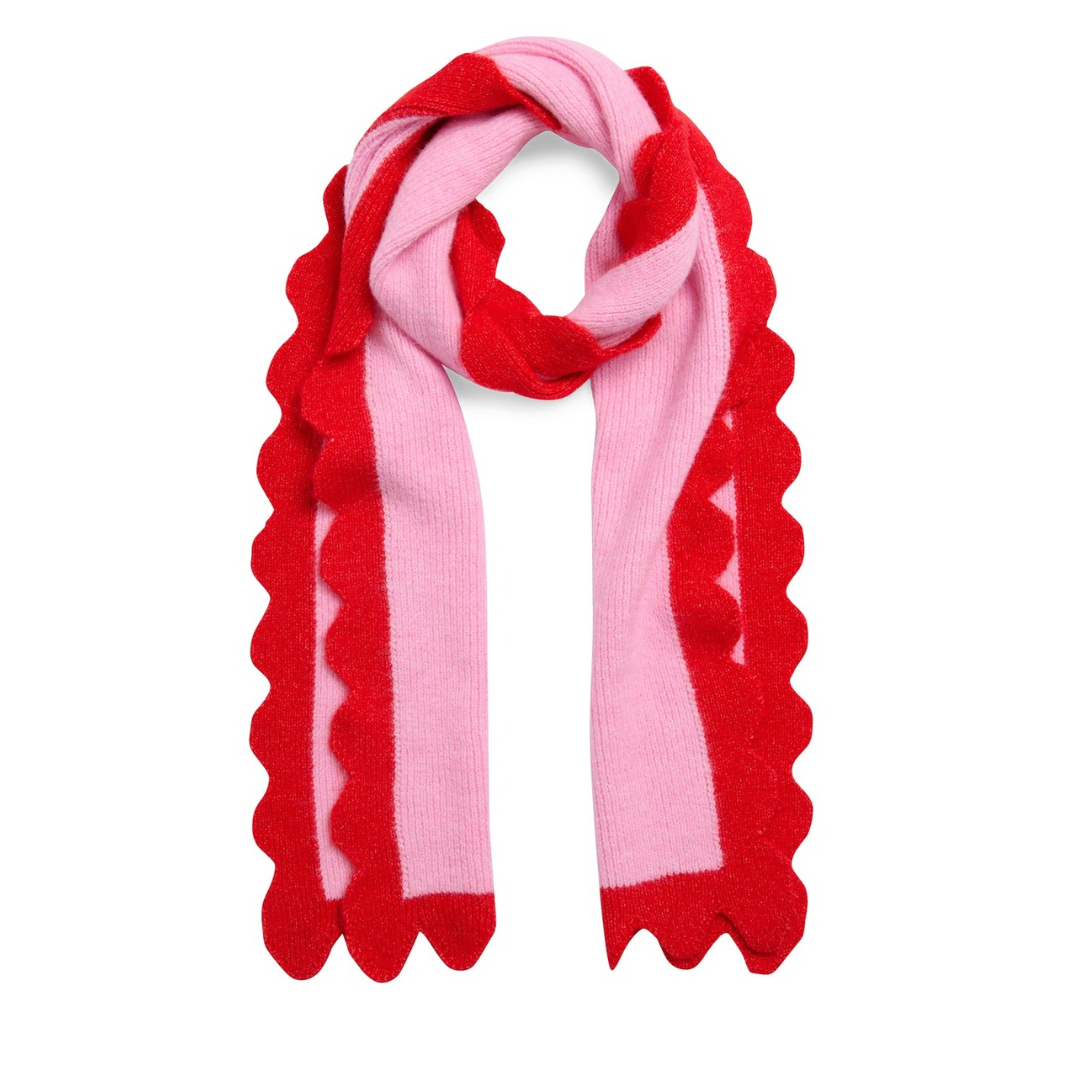 Melody Scallop Knit Scarf