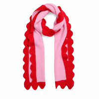 Melody Scallop Knit Scarf