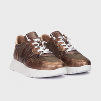 Odisei 91 Sneakers - Brown + Lead