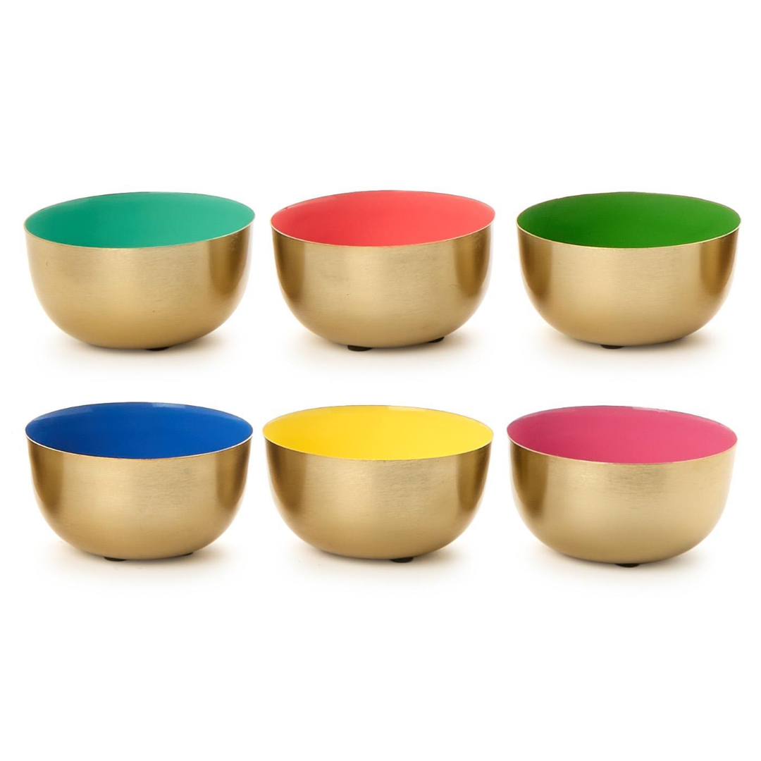 Small Colorful Enamel Bowls