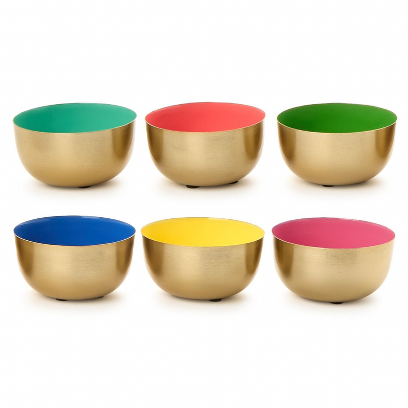 Small Colorful Enamel Bowls