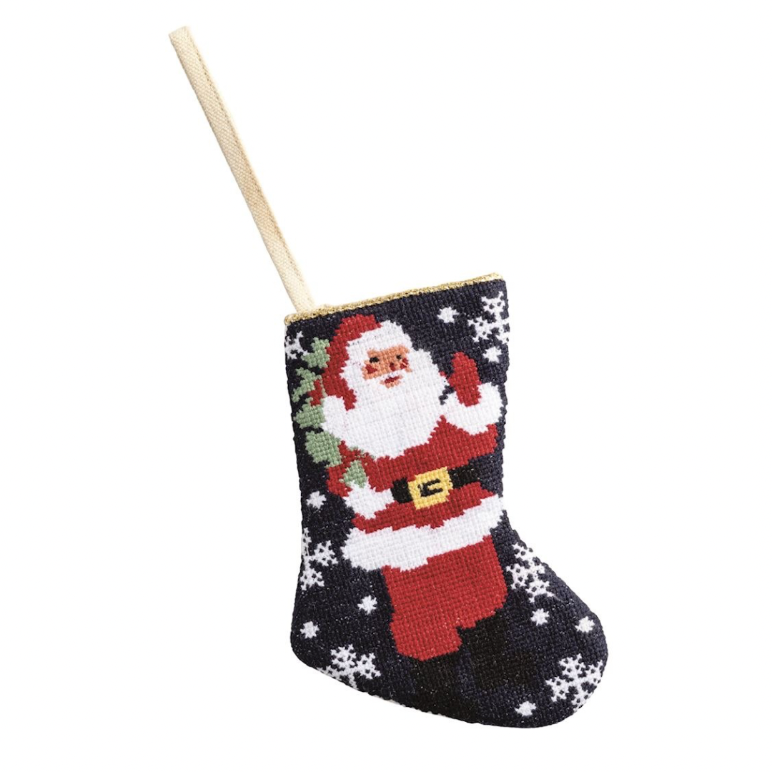 Mini Needlepoint Stocking