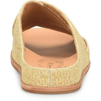 Tutsi Cross Band Sandal - Natural Raffia