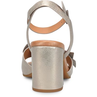 Brooke Heeled Sandal - Light Gold