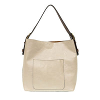 Classic Hobo Handbag with Coffee Handle