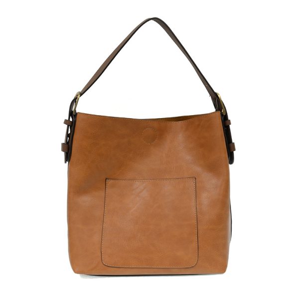 Classic Hobo Handbag with Coffee Handle