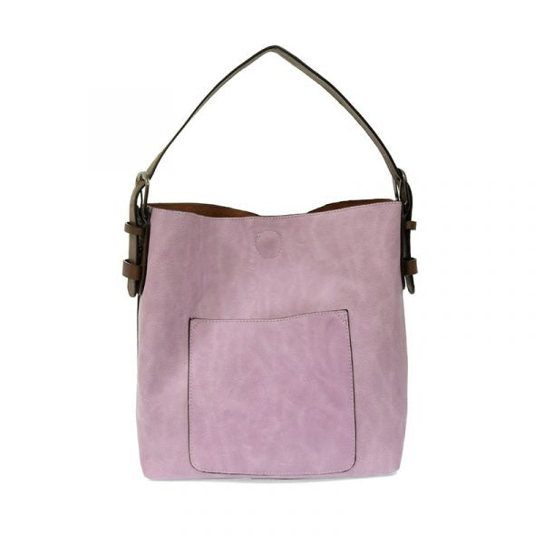 Classic Hobo Handbag with Coffee Handle