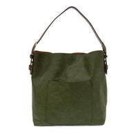 Classic Hobo Handbag with Coffee Handle
